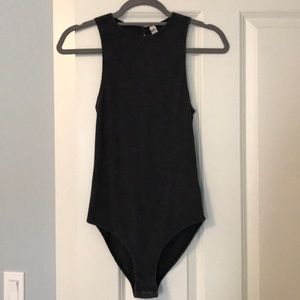 High Neck Jersey Bodysuit